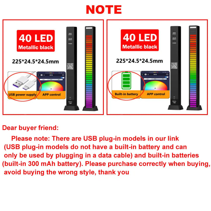 RGB Music Sound Control LED