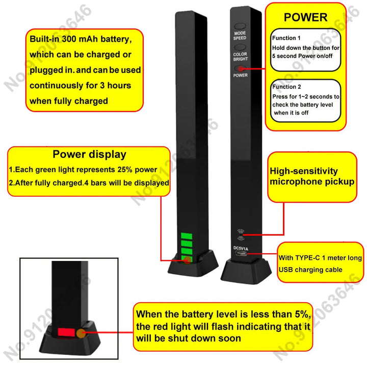 RGB Music Sound Control LED