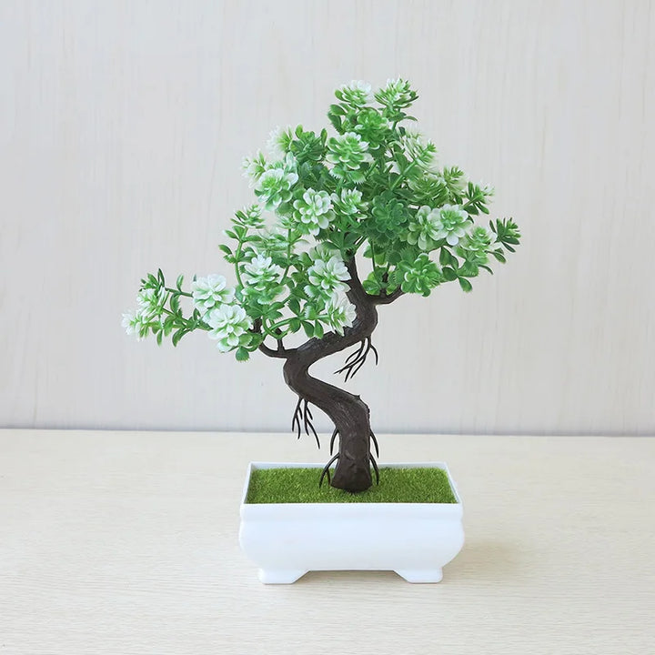Bonsai Small Tree Pot Fake Plant Potted