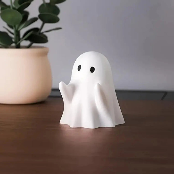 Funny Ghost Pen Holder Spooky Ghost Figurine Design