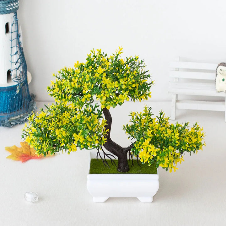 Bonsai Small Tree Pot Fake Plant Potted