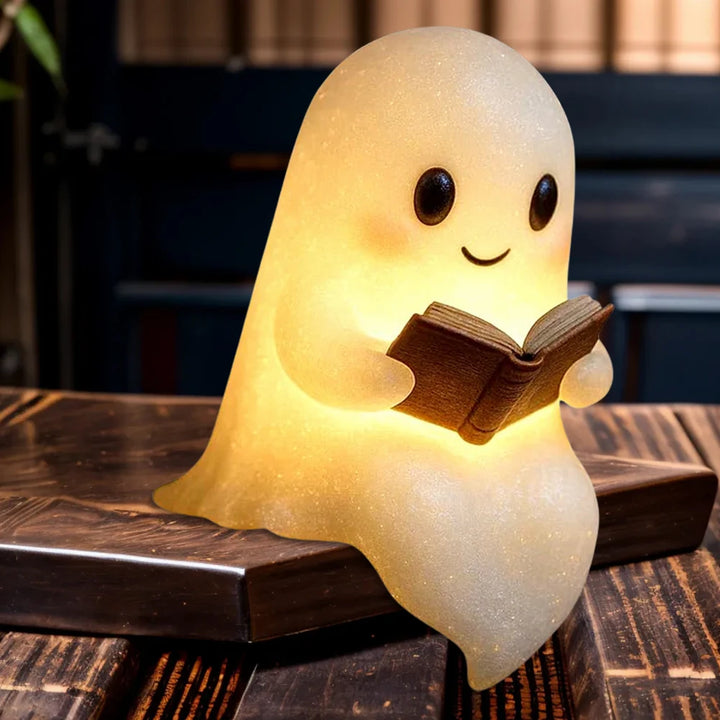 Cute Ghost Reading Lamp Halloween 3D