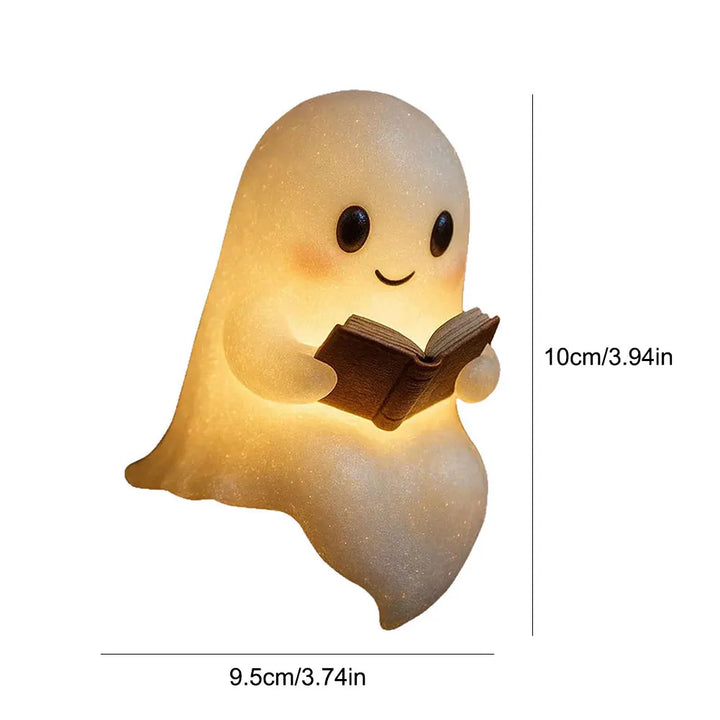 Cute Ghost Reading Lamp Halloween 3D