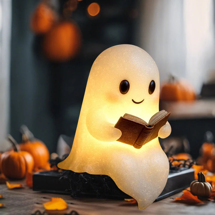 Cute Ghost Reading Lamp Halloween 3D