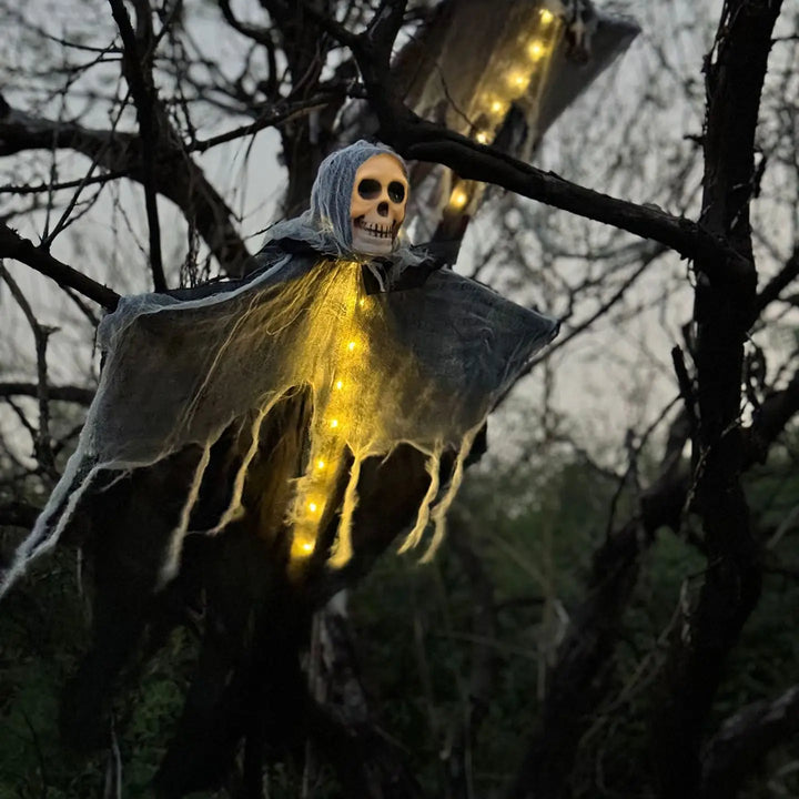 Halloween Skeleton Ghost Decoration Ghost with LED