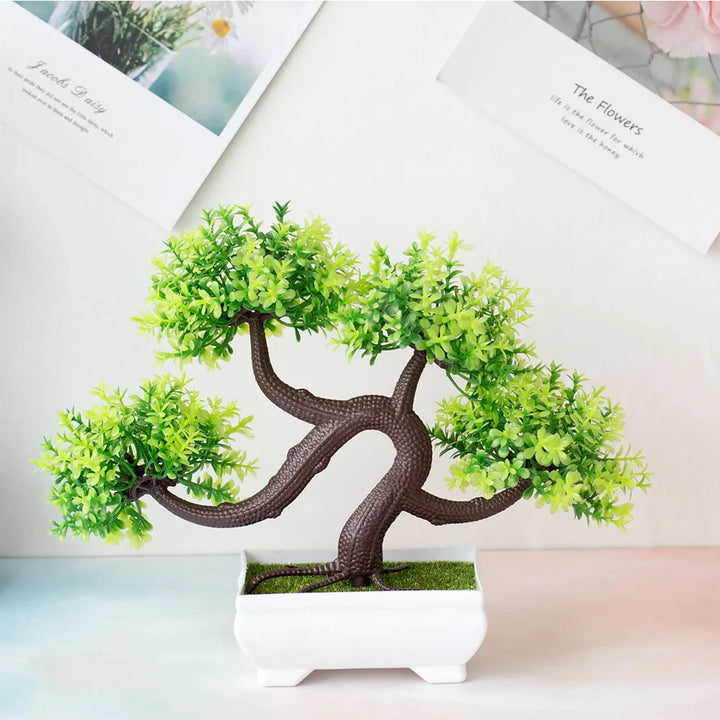 Bonsai Small Tree Pot Fake Plant Potted