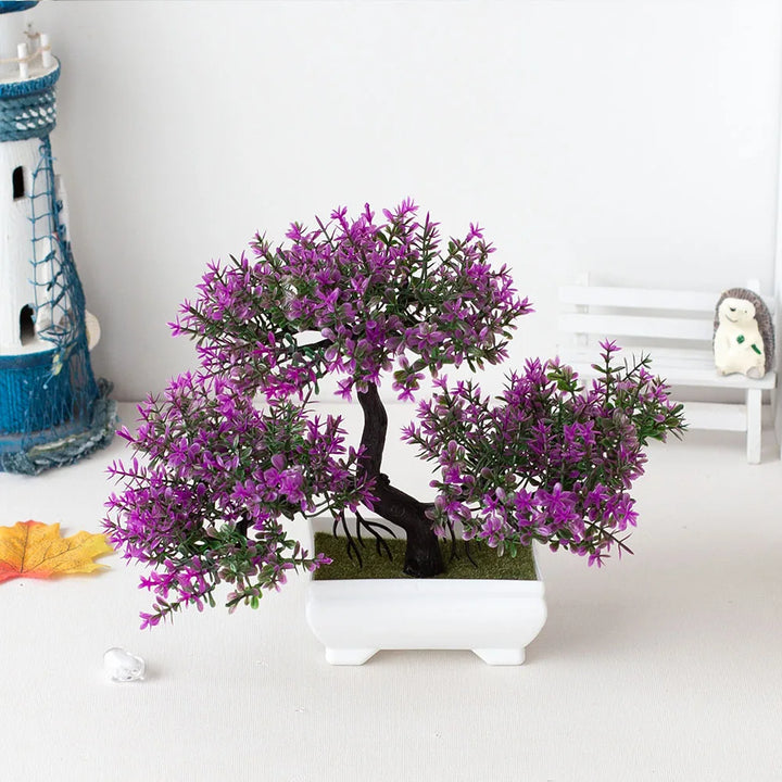 Bonsai Small Tree Pot Fake Plant Potted
