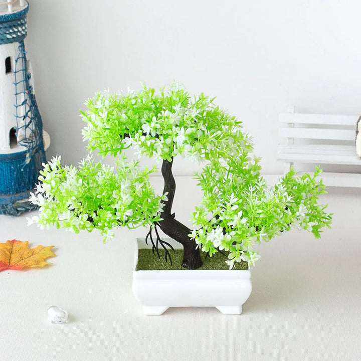 Bonsai Small Tree Pot Fake Plant Potted
