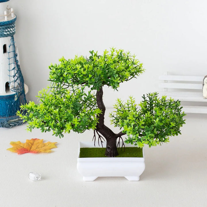 Bonsai Small Tree Pot Fake Plant Potted