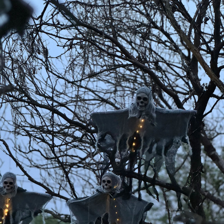 Halloween Skeleton Ghost Decoration Ghost with LED
