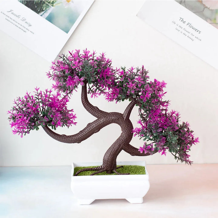 Bonsai Small Tree Pot Fake Plant Potted