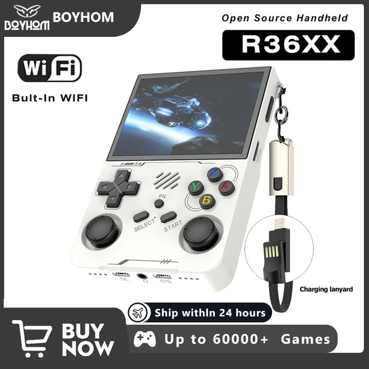 R36S updated R36XX Retro Handheld Game Console