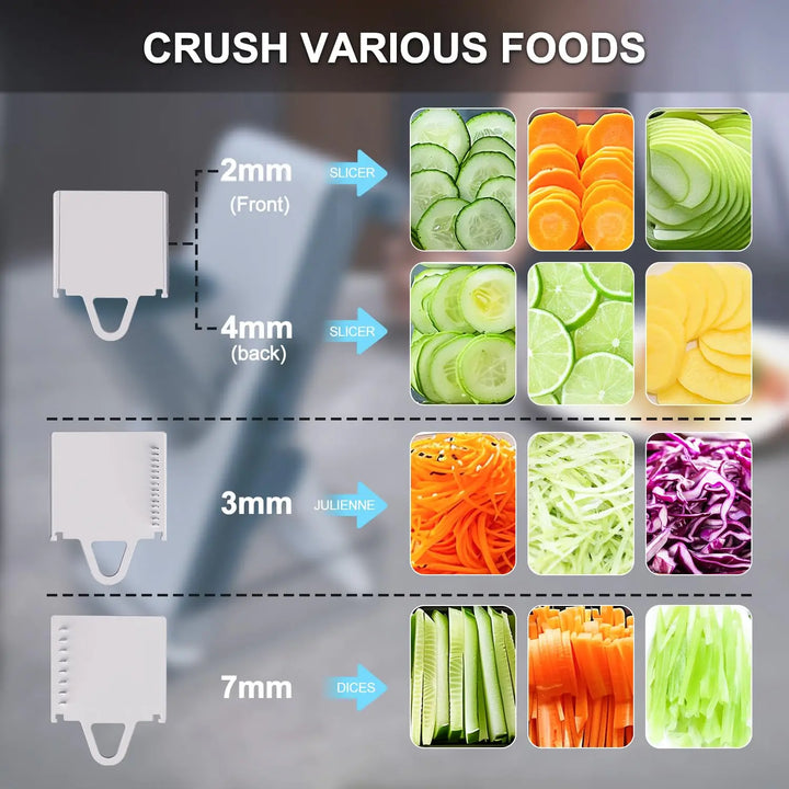Safe Mandoline Slicer for Kitchen Multifunction
