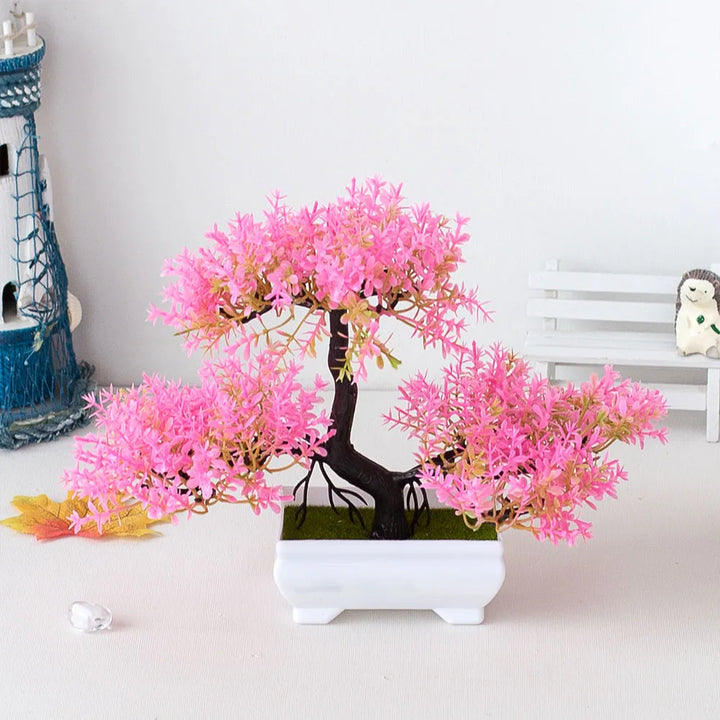 Bonsai Small Tree Pot Fake Plant Potted
