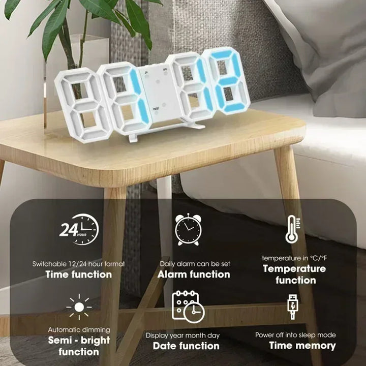 Digital Wall Clock Desk Watches Electronic