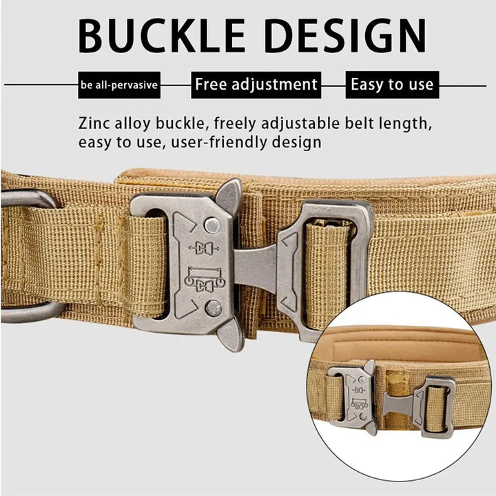 Tactical Dog Collar Metal