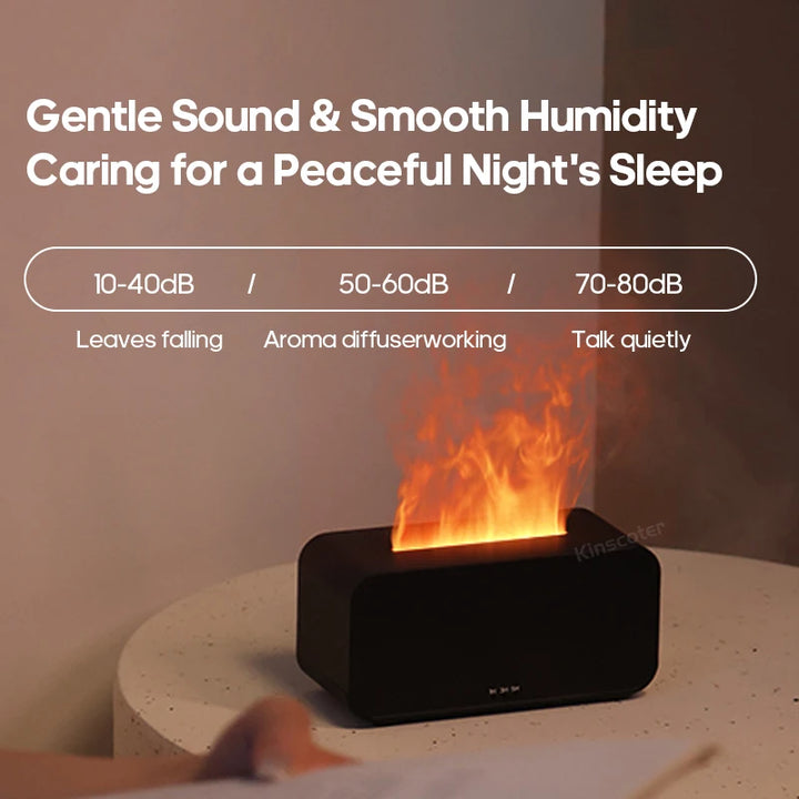 Aroma Diffuser Simulation Colorful Flame Air Humidifier