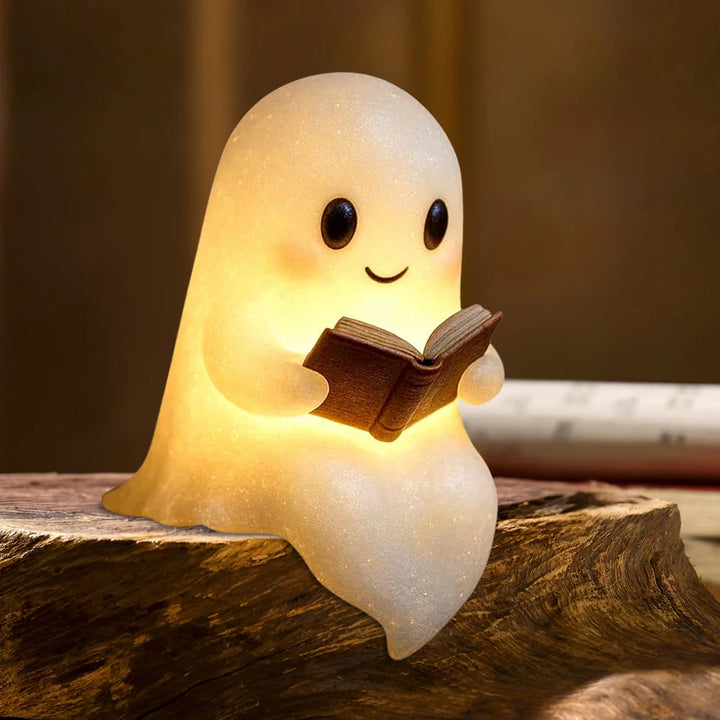 Cute Ghost Reading Lamp Halloween 3D