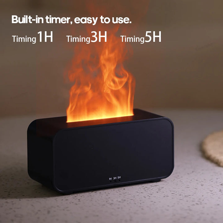 Aroma Diffuser Simulation Colorful Flame Air Humidifier