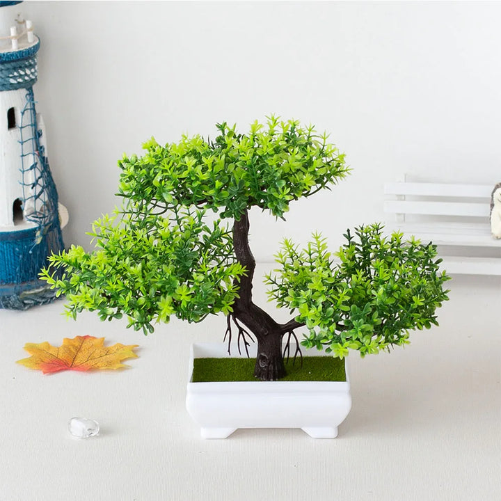 Bonsai Small Tree Pot Fake Plant Potted